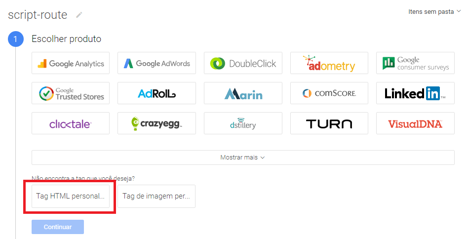 Integrating Route using Google Tag Manager Step 3