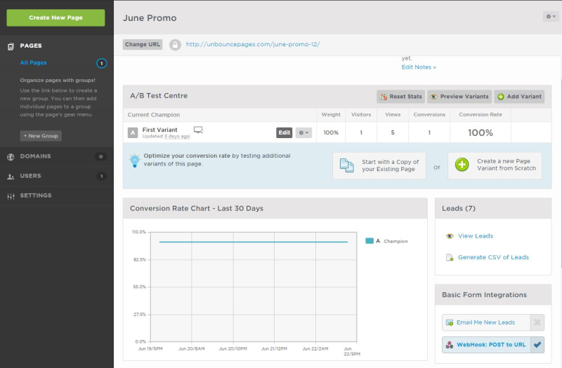 Unbounce - Route Docs